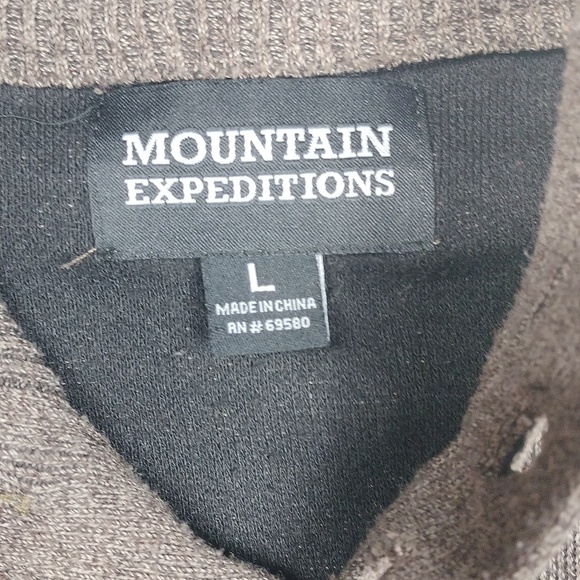 Mountain Expeditions Men's Buttoned Sweater Size large - Picture 2 of 11